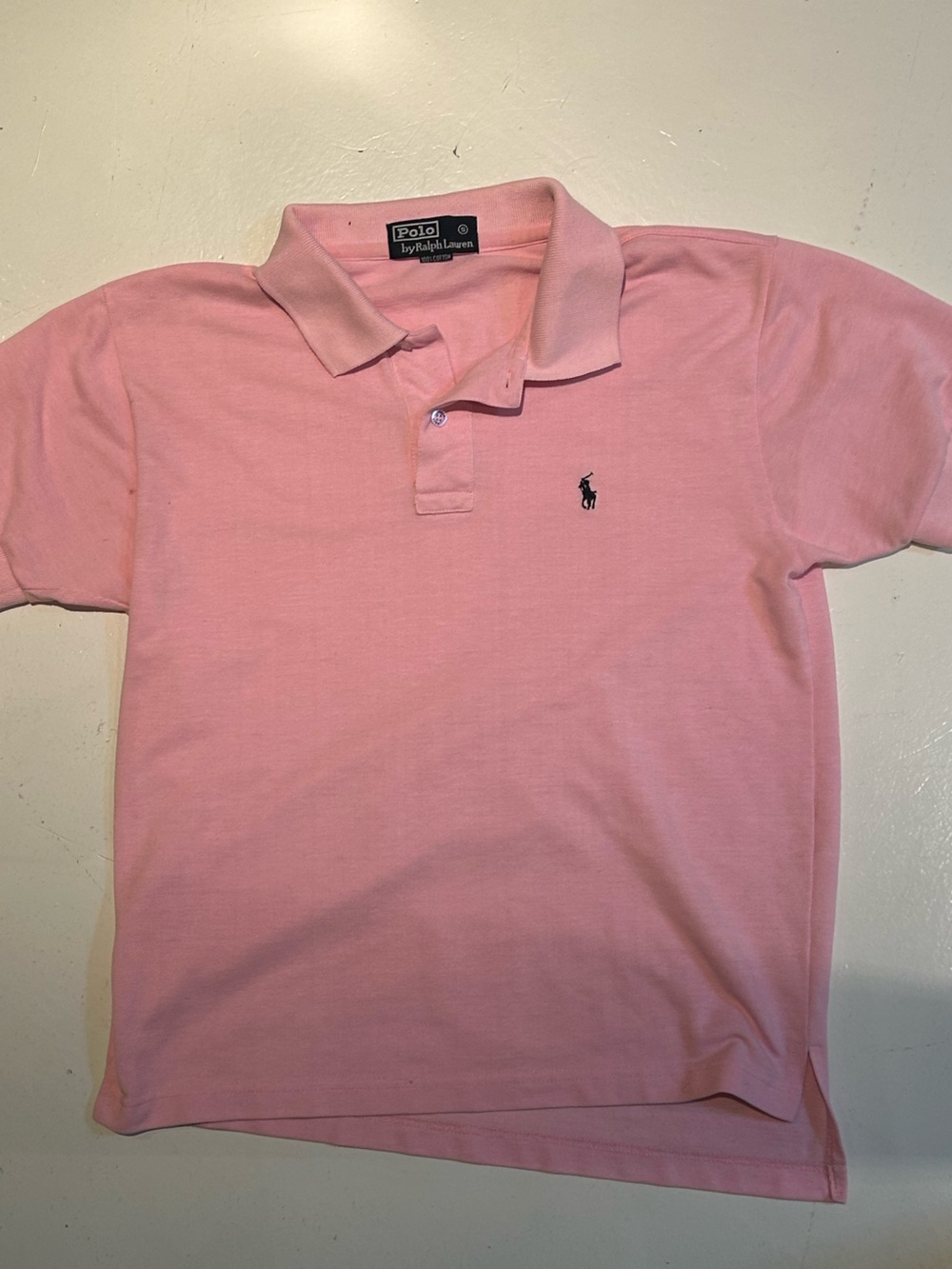 Classic Ralph Lauren Pink Polo Shirt